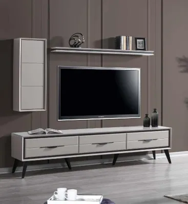 Immagine prodotto di Elegante mobile TV a 3 ante Moderno pensile Scaffale di design