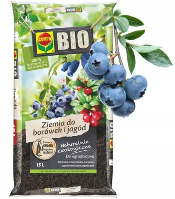Image de Terreau pour myrtilles 15 l - Haute qualité - Riche en éléments nutritifs - Pour le jardin et le balcon - Terreau- Terreau pour myrtilles - Terreau pour cranberries