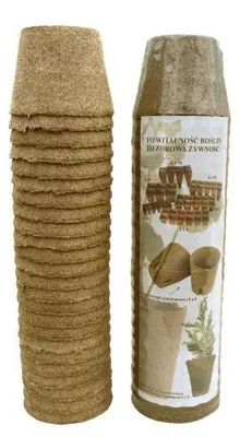 Produktbild von JIFFY Torf-Blumentöpfe Rund 10x8 cm 10 Stück
