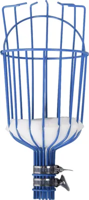 Image de Fruit -Picker -Corbeille amovible Grille multifonctionnelle Fixation de l'outil pour 3 cm de diamètre Bleu roseau