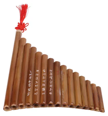 Produktbild von Bambusflöte mit 15 Röhren und anpassbarer Melodie
