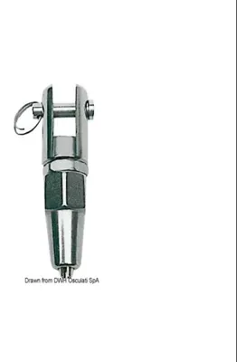Productafbeelding van Verbindingsstuk met T-stuk, AISI 316, Ø 10 mm, Osculati 05.661.10
