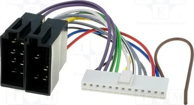 Immagine prodotto di 1 connettore ISO, pin: 13. Connettore per autoradio da cruscotto