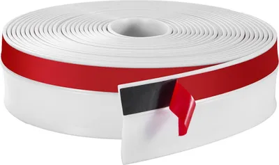 Immagine prodotto di Guarnizione superiore e laterale per porta da garage, 34 piedi, universale, resistente alle intemperie