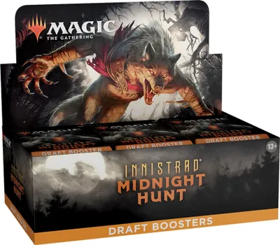 Produktbild von Wizards of the Coast Magic: The Gathering Innistrad: Midnight Hunt Draft-Booster Display englisch, Sammelkarten