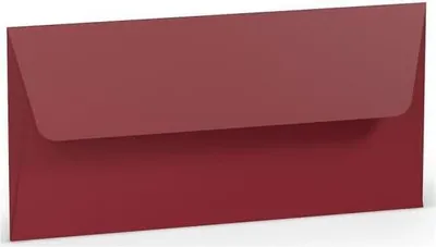 Produktbild von Briefhülle DL SF rosso gerippt
