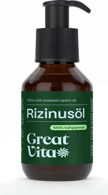 Produktbild von VitaFeel Rizinusöl 100 ml | 100% reines kaltgepresstes Rizinus-Öl