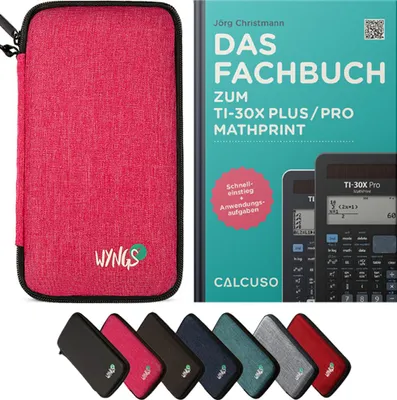 Produktbild von CALCUSO Zubehör Standardpaket Pink kompatibel für Taschenrehner TI-30X Plus/Pro Mathprint