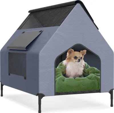 Cama Para Perros Grande Tamaño XL 115x95 Cm | Suave Y Lavable | Colchón Mascotas Verde - Foto 9