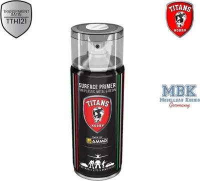 Obrázek produktu pro TITANS HOBBY TTH121 Transparentní saténový lak - 400 ml