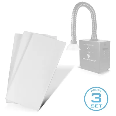 Image de STAHLWERK Set de 3 préfiltres pour aspirateur de fumée FE-210 ST Filtre de rechange