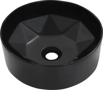 Obrázok produktu pre vidaXL Umývadlo 36 x 14 cm keramické čierne