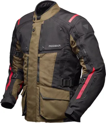 Obrázok produktu pre Nepremokavá motocyklová textilná bunda Modeka Varus, hnedá/čierna, veľkosť S