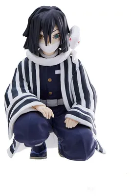 Produktbild von Demon Slayer: Kimetsu no Yaiba PM Perching PVC-Figur Obanai Iguro – Hashira-Treffen 11 cm (Neuauflage)