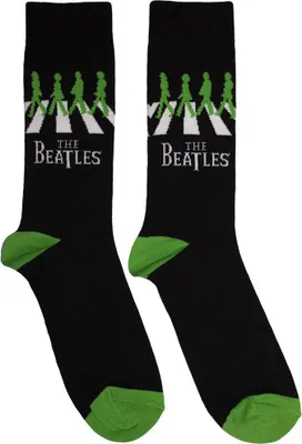 Image de The Beatles - Chaussettes pour hommes/femmes unies RO13976 (39,5 EU - 45,5 EU) (Noir)