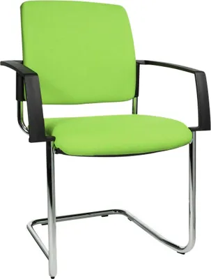 Produktbild von 2 Topstar Besucherstühle BtoB 20 BB390A G05 grün Stoff