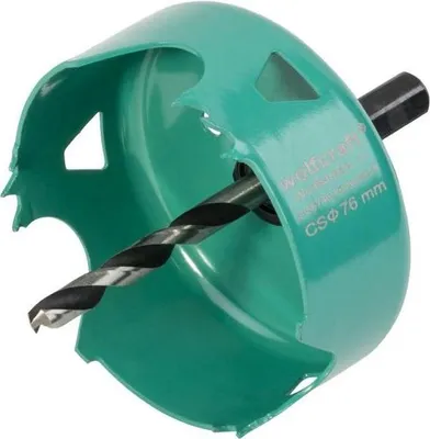 Produktbild von wolfcraft 1 Kohlenstoffstahl-Lochsäge ø76mm - 5970000