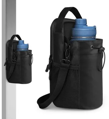 Image de Sac de sport magnétique pour bouteilles d'eau - 1,5L - Réglable - Étanche - Accessoire de fitness
