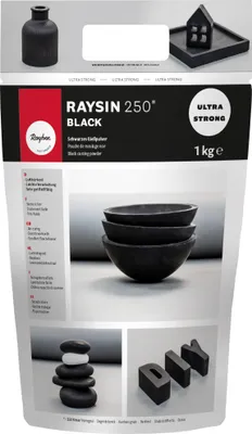 Produktbild von Rayher Gips Gießpulver Raysin 250 "schwarz" 1 Kg Beutel