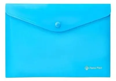 Produktbild von A5-Umschlag in Neonblau – Panta Plast