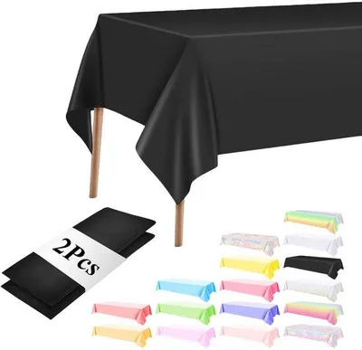 Obrázek produktu pro Sada obdéleků Ibenzoa® pro slavnostní příležitosti a party, 2 kusy, materiál PEVA, voděodolné a opakovaně použitelné, rozměry 137 x 274 cm