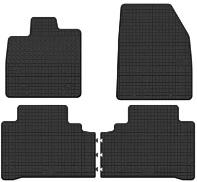 Image de Tapis de sol en caoutchouc pour BYD ATTO 3 depuis 2021 (SUV) – 4 pièces, noirs, sur mesure
