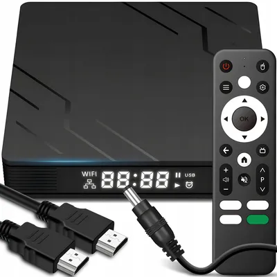 Produktbild von Smart-TV-Box Medienplayer Android 13 4K, Bluetooth Wifi + Fernbedienung