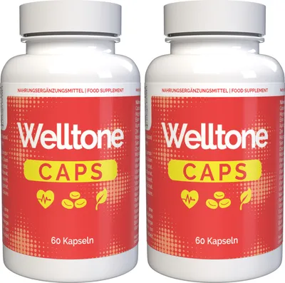 Immagine prodotto di Welltone - 120 capsule (2 x 60 capsule) - Confezione da 2