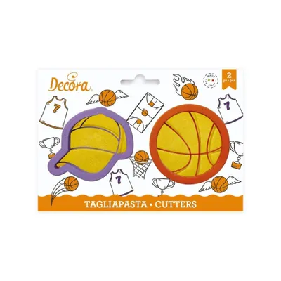 Produktbild von Basketball Ausstechformen 2 Stück Förmchen