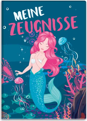 Produktbild von itenga Zeugnismappe Motiv Meerjungfrau DIN A4
