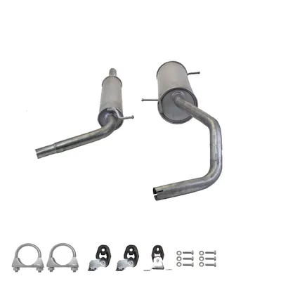 Produktbild von Ferroz Ersatz für Auspuffanlage Auspuff für VW POLO 9N 1.2 Fließheck Ab. Bj. 2001, Seat Ibiza, Skoda