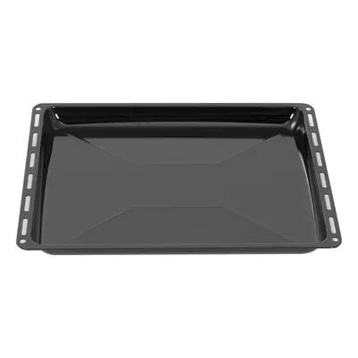 Produktbild von ICQN Fettpfanne 445 x 375 x 35 mm, Passend für Whirlpool, Ignis, Bauknecht, Indesit, Algor, Neckermann, Lloyds, Emailliert Backblech, Kratzfest & Rostfrei, 44,5 x 37,5 cm