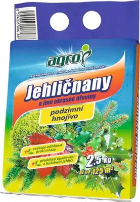 Obrázek produktu pro Podzimní hnojivo pro jehličnany Agro 2,5 kg