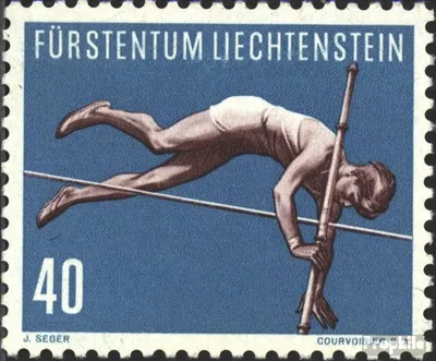 Produktbild von Briefmarken Liechtenstein 1956 Mi 344 gestempelt Sport
