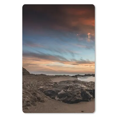 Produktbild von MuchoWow® Mauspad Mousepad Strand - Steine - Abend - Himmel - Natur 18x27 cm - Mousepads - Maus Mat - Pad - Mausunterlage