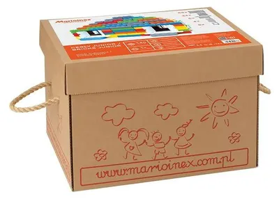 Immagine prodotto di Marioinex blocchi da costruzione Junior - blocchi da costruzione colorati 140 pezzi