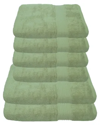 Produktbild von Julie Julsen® Handtuch SET  2x 70/140 und 4x 50/100  Julie Julsen Handtuch Farbe:Lindgrün