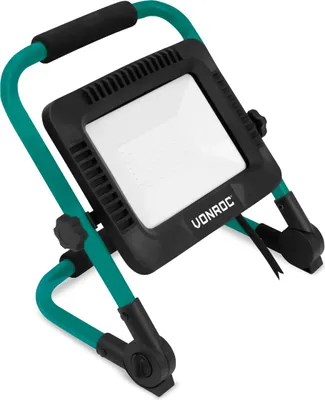 Produktbild von Vonroc LED-Arbeitsleuchte 50W - klappbar - neigbar - breiter Abstrahlwinkel 120°