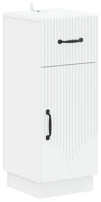 Immagine prodotto di vidaXL Mobiletto contenitore per bagno, modello HOORN, bianco, 30 x 31 x 77 cm