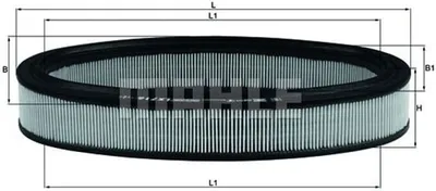 Produktbild von MAHLE LX 716 Luftfilter