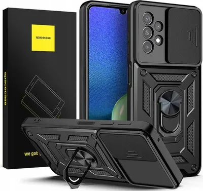 Image de Coque SPACECASE Camring pour Galaxy A32 5G Noir