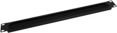 Produktbild von Tripp Lite SR1UBRUSH SmartRack 1-HE Kabeldurchführungsplatte mit Bürstenleiste, Schwarz, 230 g