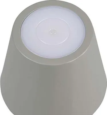 Obrázek produktu pro Stolní lampa LED, venkovní světlo, dobíjecí baterie, kov, šedá, V 21 cm