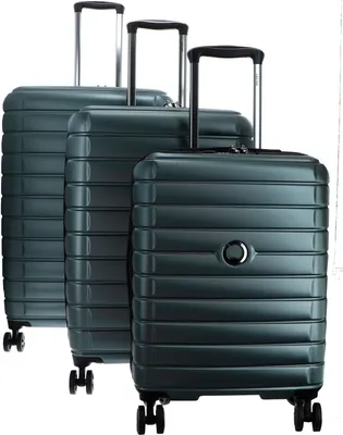 Produktbild von DELSEY PARIS Shadow 5.0 4 Double Rolls Trolley Set Green grün 76cm