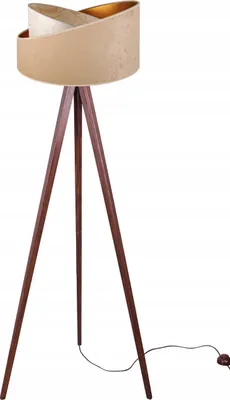 Obrázek produktu pro Stojací Lampy, Stojan, Dřevo, Stínítko, Vzor