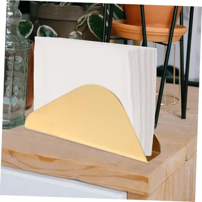 Produktbild von Tisch Serviettenhalter Edelstahl Vertikal Goldfarben Serviettenständer Tischdekoration Für Küche Bar Restaurant