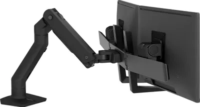 Produktbild von Ergotron HX Series 45-476-224, Durchgeschraubt, 15,9 kg, 81,3 cm (32"), 400 x 400 mm, Höhenverstellung, Schwarz