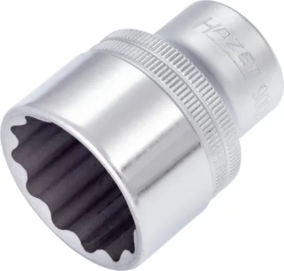 Produktbild von Hazet Steckschlüsseleinsatz 900AZ-1.1/8, 1/2 (12,5 mm) Vierkant hohl, Außen Doppelsechskant-Tractionsprofil, SW 1.1/8