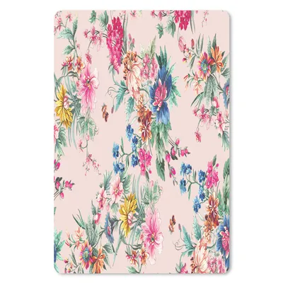 Produktbild von MuchoWow® Mauspad Mousepad Blumen - Rosa - Farben 40x60 cm - Mousepads - Maus Mat - Pad - Mausunterlage - Schreibtisch Accesoire