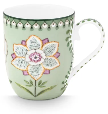 Produktbild von Pip Studio Henkelbecher Lily & Lotus Light Green (Klein)